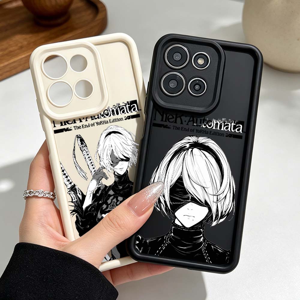 Phone Cases Motorola - Funda de silicona NieR Automata Anime