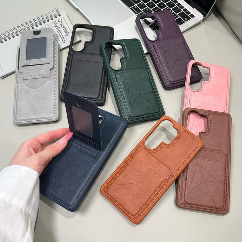 Phone Cases That Hold Cards - Funda de Teléfono de Cuero Sintético