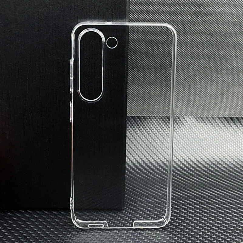 Phone Cases Burga - Funda de teléfono transparente dura para