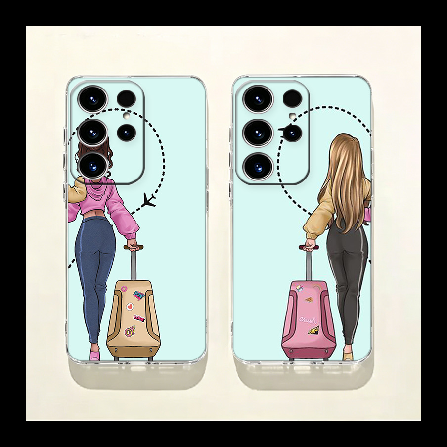 Phone Cases Vogue - Funda de teléfono Vogue Girl Travel