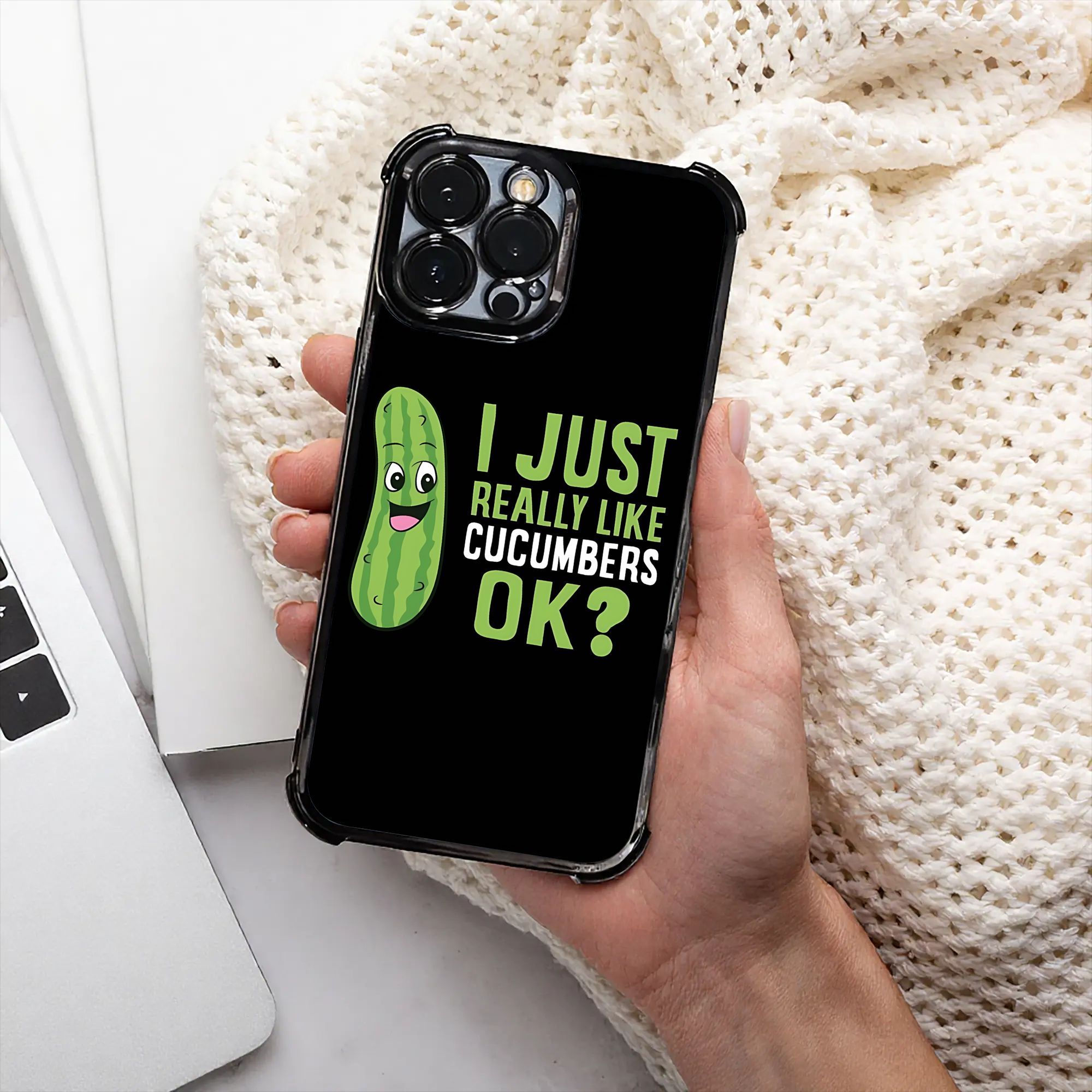 Phone Cases Funny - Funda para Teléfono con Frase Divertida