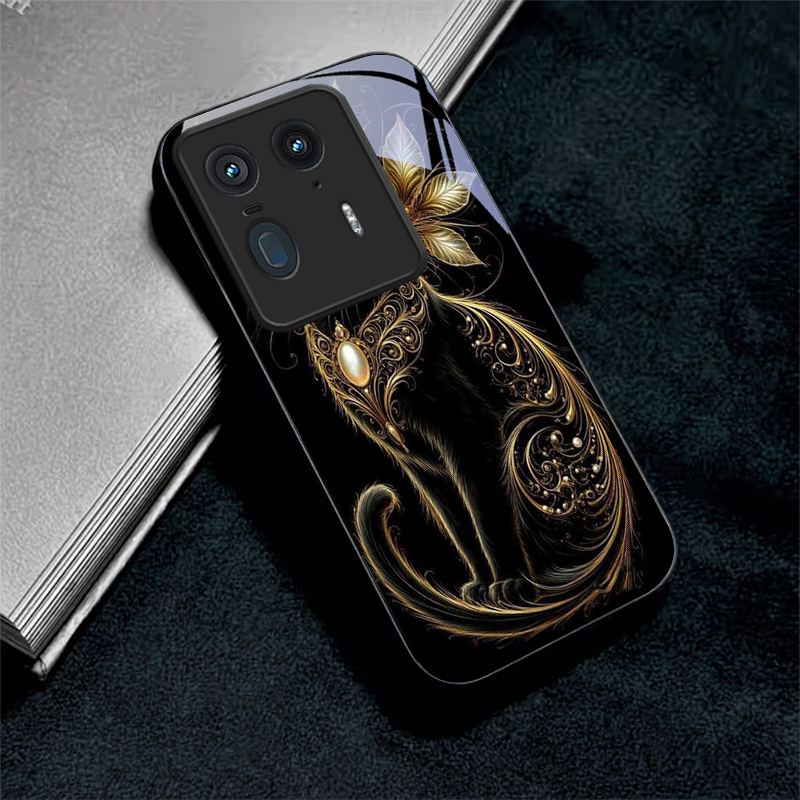 Phone Cases Motorola - Funda de teléfono de cristal negro
