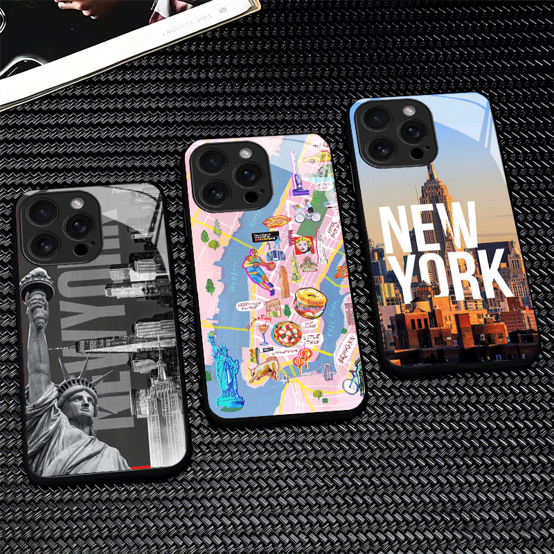 Phone Cases York - Funda de Vidrio para Teléfono NYC