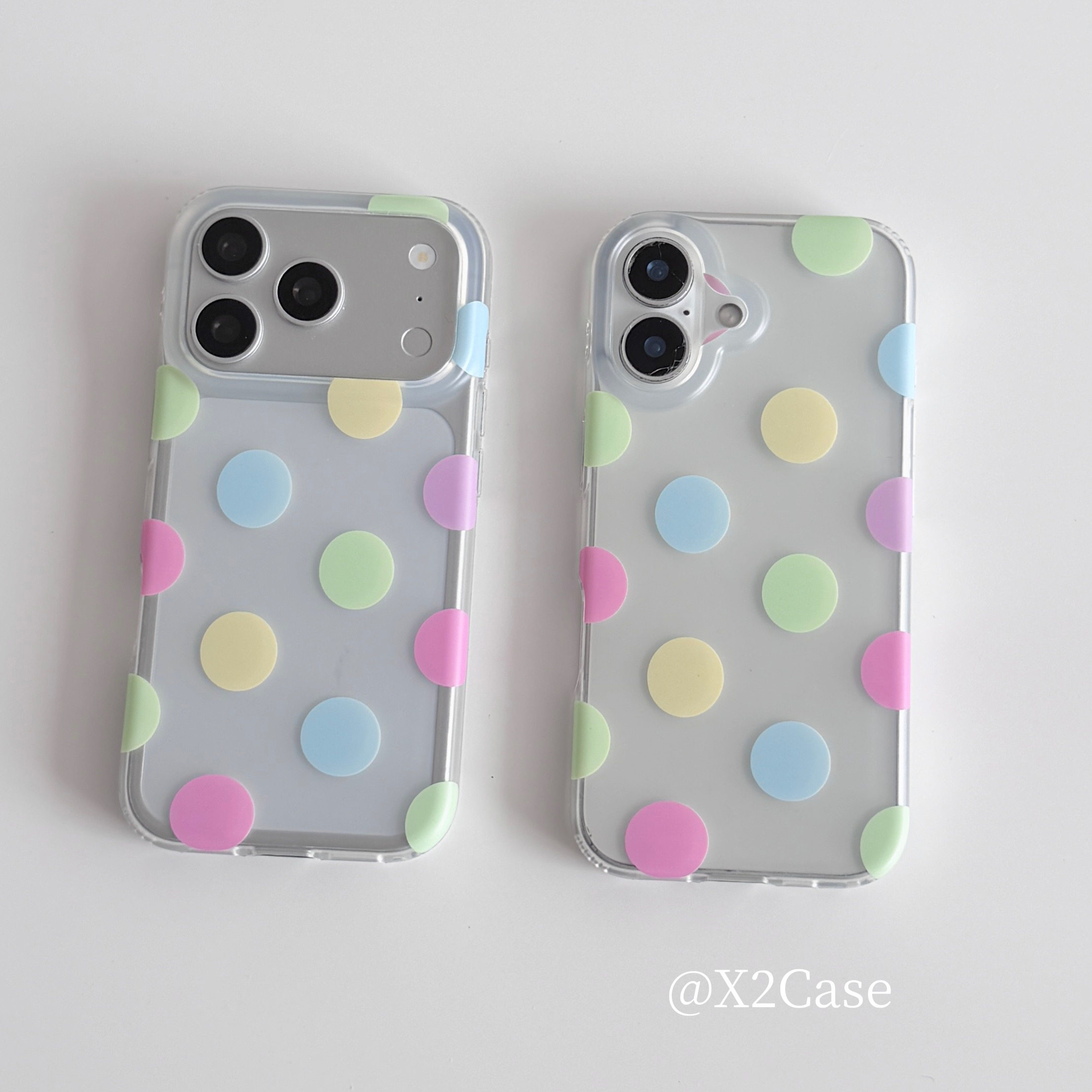 Phone Cases Rugged - Funda de teléfono mate con lunares