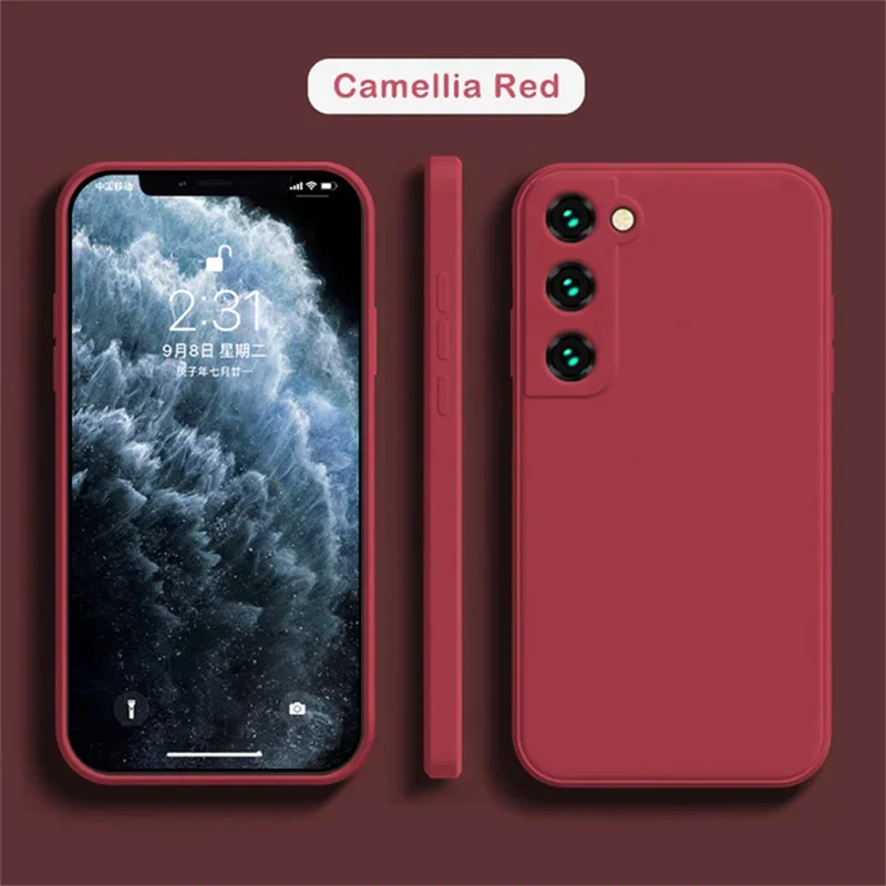 Phone Cases Burga - Funda de silicona líquida suave para
