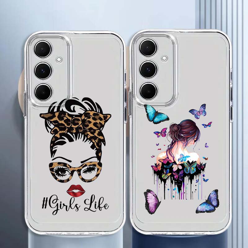 Phone Cases Vogue - Art Vogue-funda transparente para teléfono Samsung