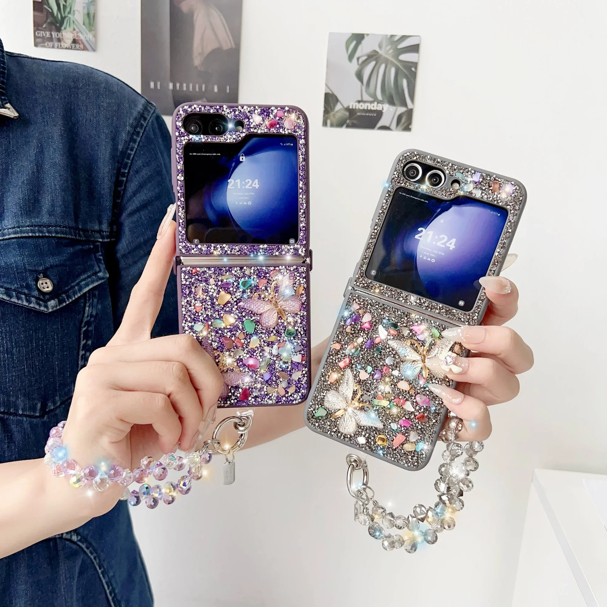Funda de teléfono con purpurin - Phone Cases Z Flip 7 reseña y precio
